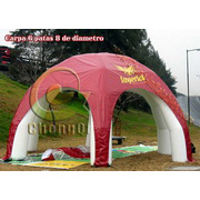 printed advertising tent